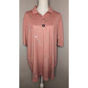 Bad Birdie 2xl paint splatter 2 The Sequel short sleeve golf polo